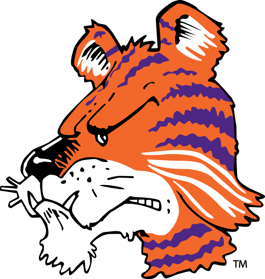 Clemson Tigers 1978-1992 Mascot Logo iron on paper